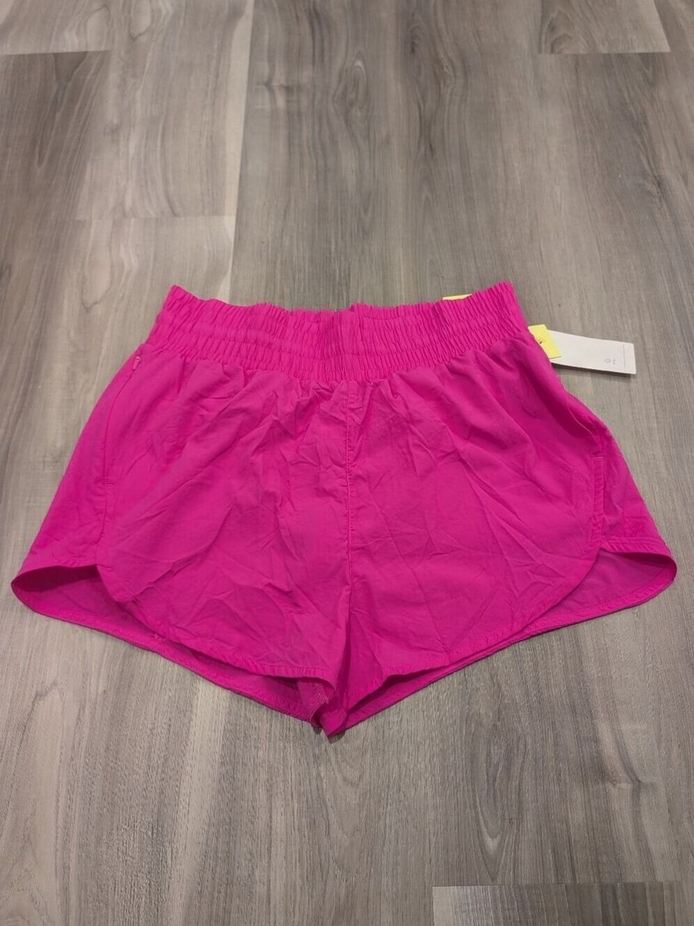 All in Motion | High Rise Crinkle Short In Pink
